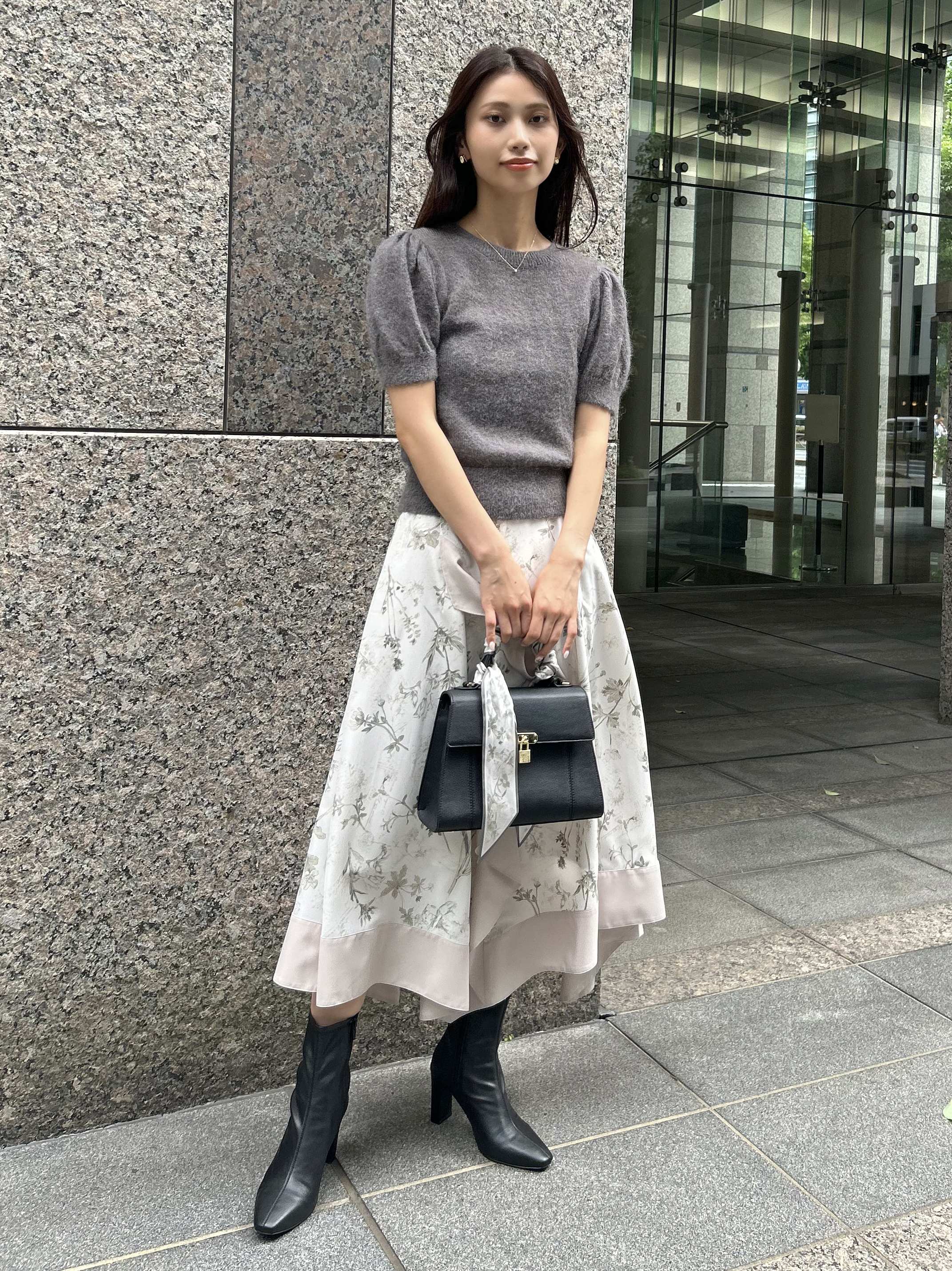 シアーモヘヤパフスリニットプルオーバー(ニット)｜トップス｜SNIDEL