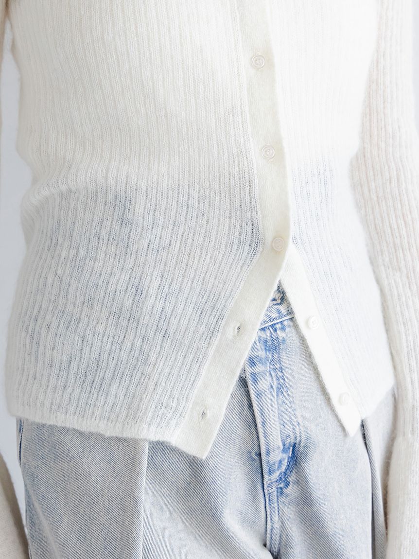 未使用新品タグ付きスナイデル　シアーポロニット シアーモヘヤポロニット(ニット)｜トップス｜SNIDEL(スナイデル