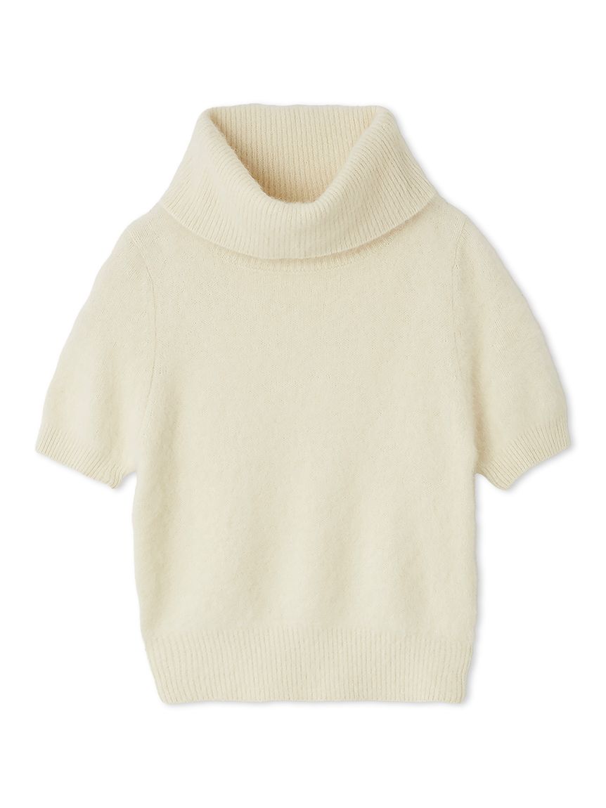 FOXEY 2019年SNOW DROP ファー付きニット40 極美品　Rene タートルネックノースリーブファーニット | ファッション通販