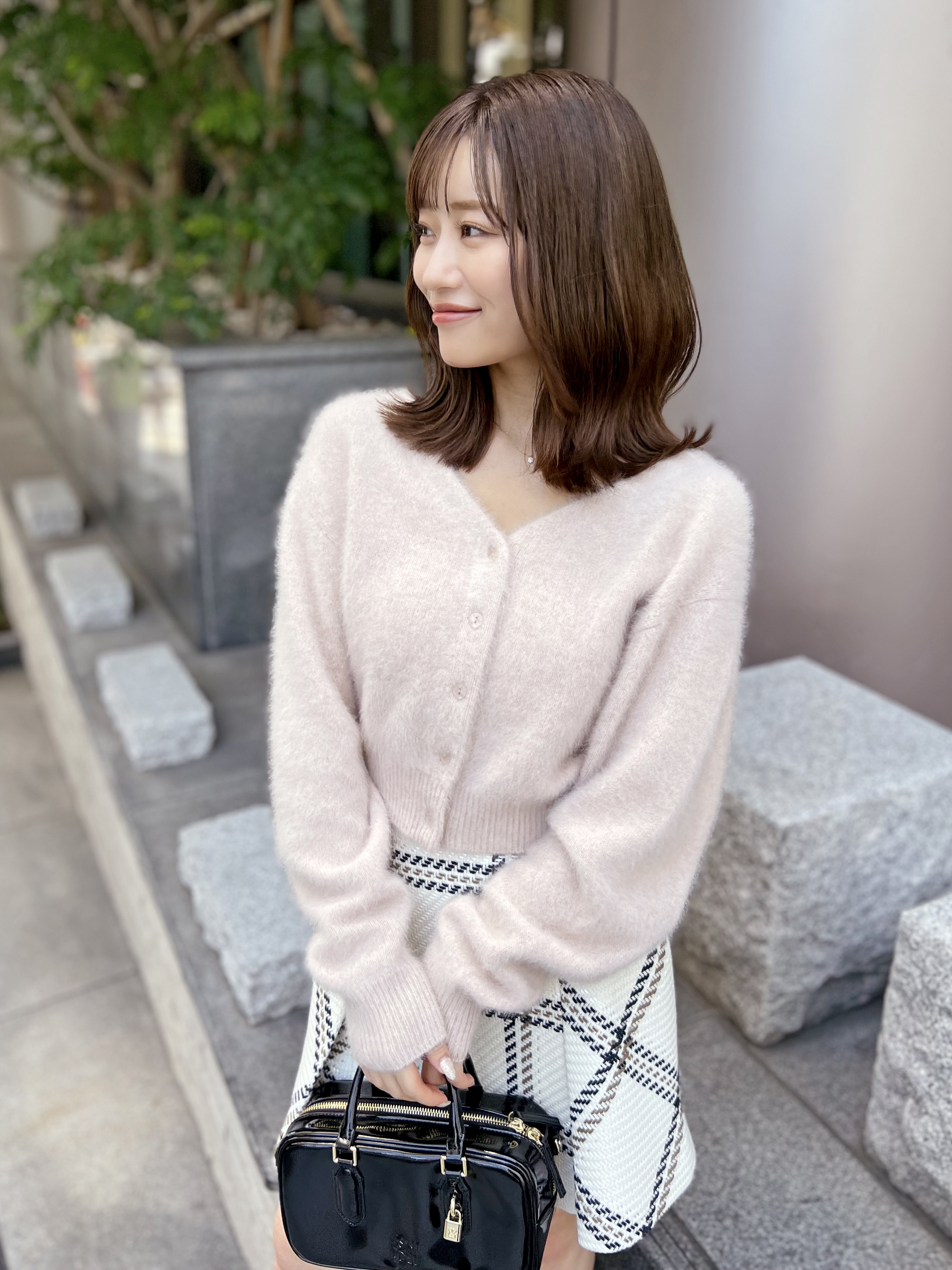 フォックスファーショートカーディガン(カーディガン)｜トップス