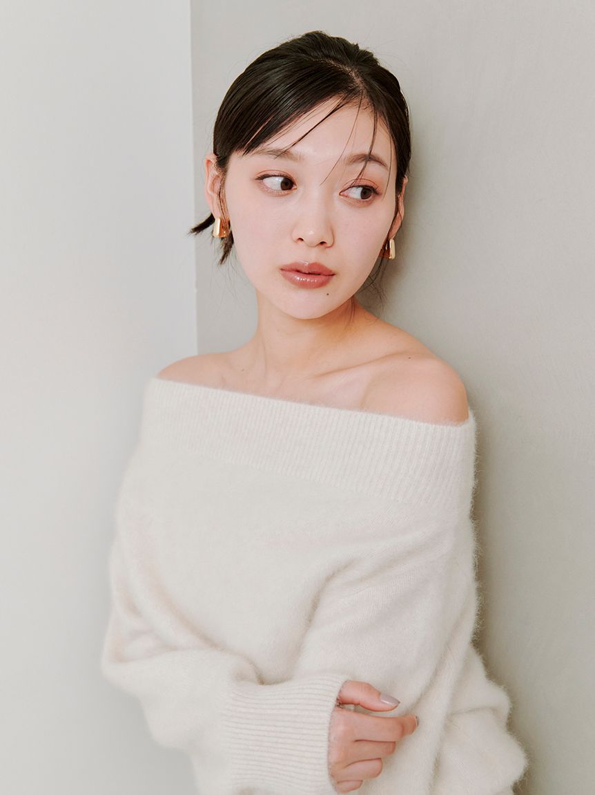 フォックスアルパカオフショルプルオーバー(ニット)｜トップス｜SNIDEL