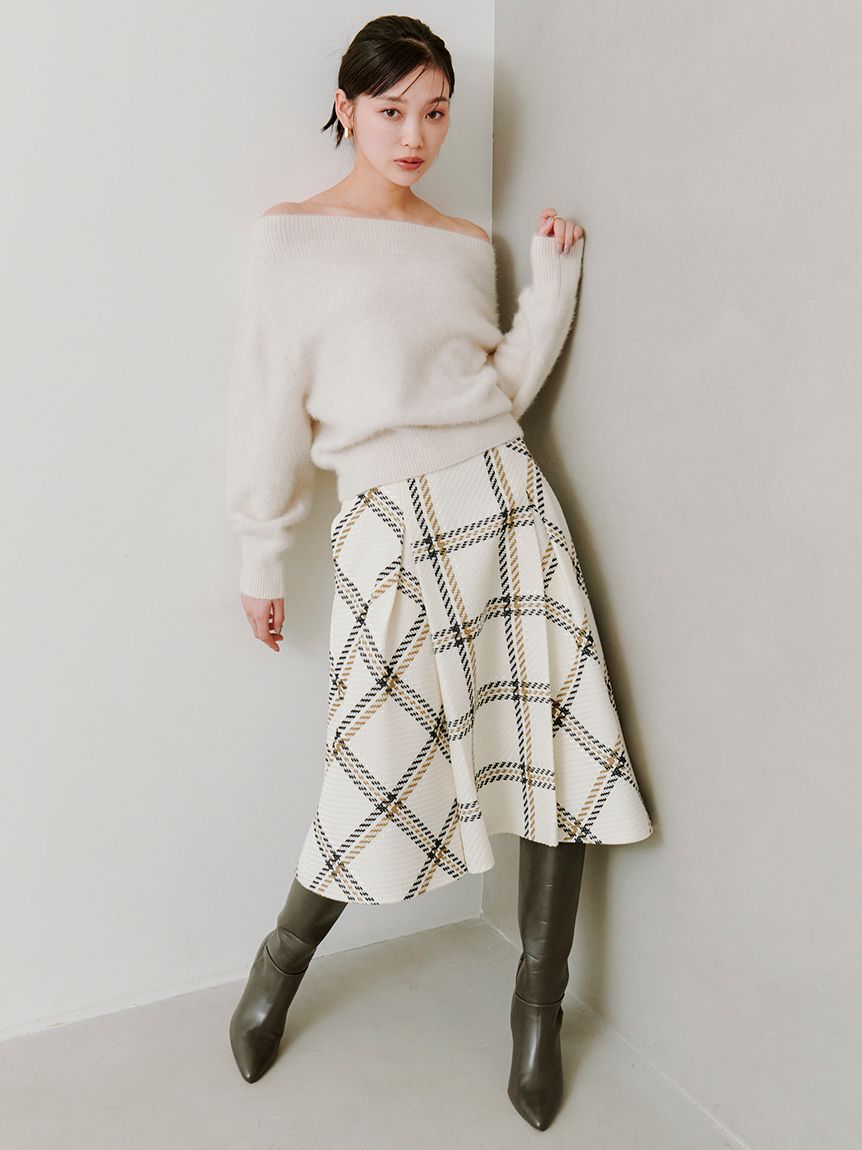 フォックスアルパカオフショルプルオーバー(ニット)｜トップス｜SNIDEL