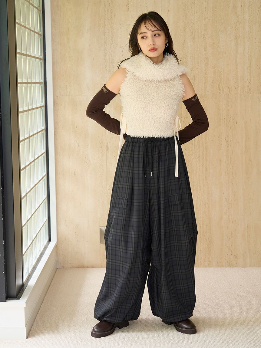 フェイクファーアメスリニットプルオーバー(ニット)｜トップス｜SNIDEL