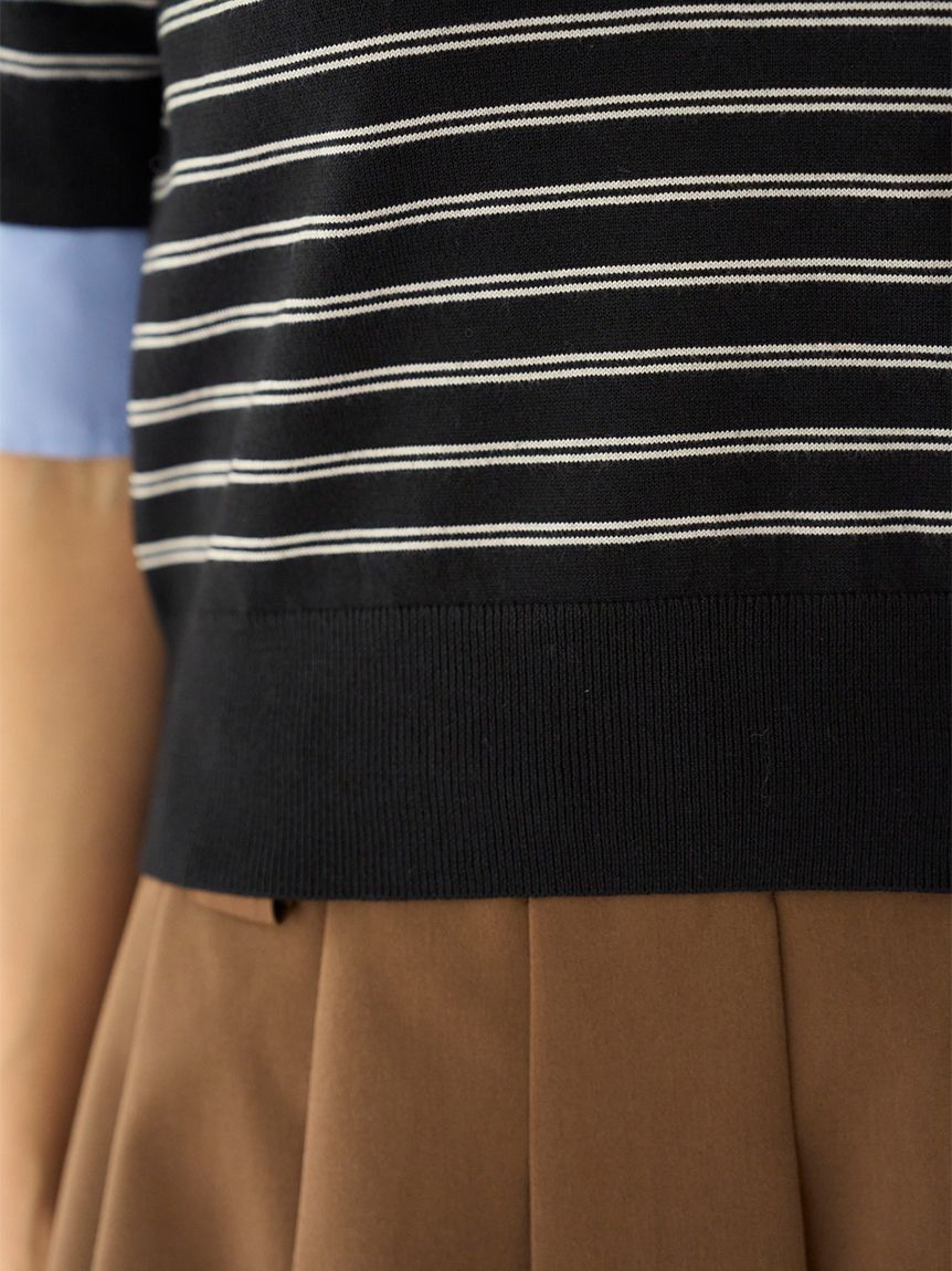 シャツドッキングニットポロ(ニット)｜トップス｜SNIDEL(スナイデル)の