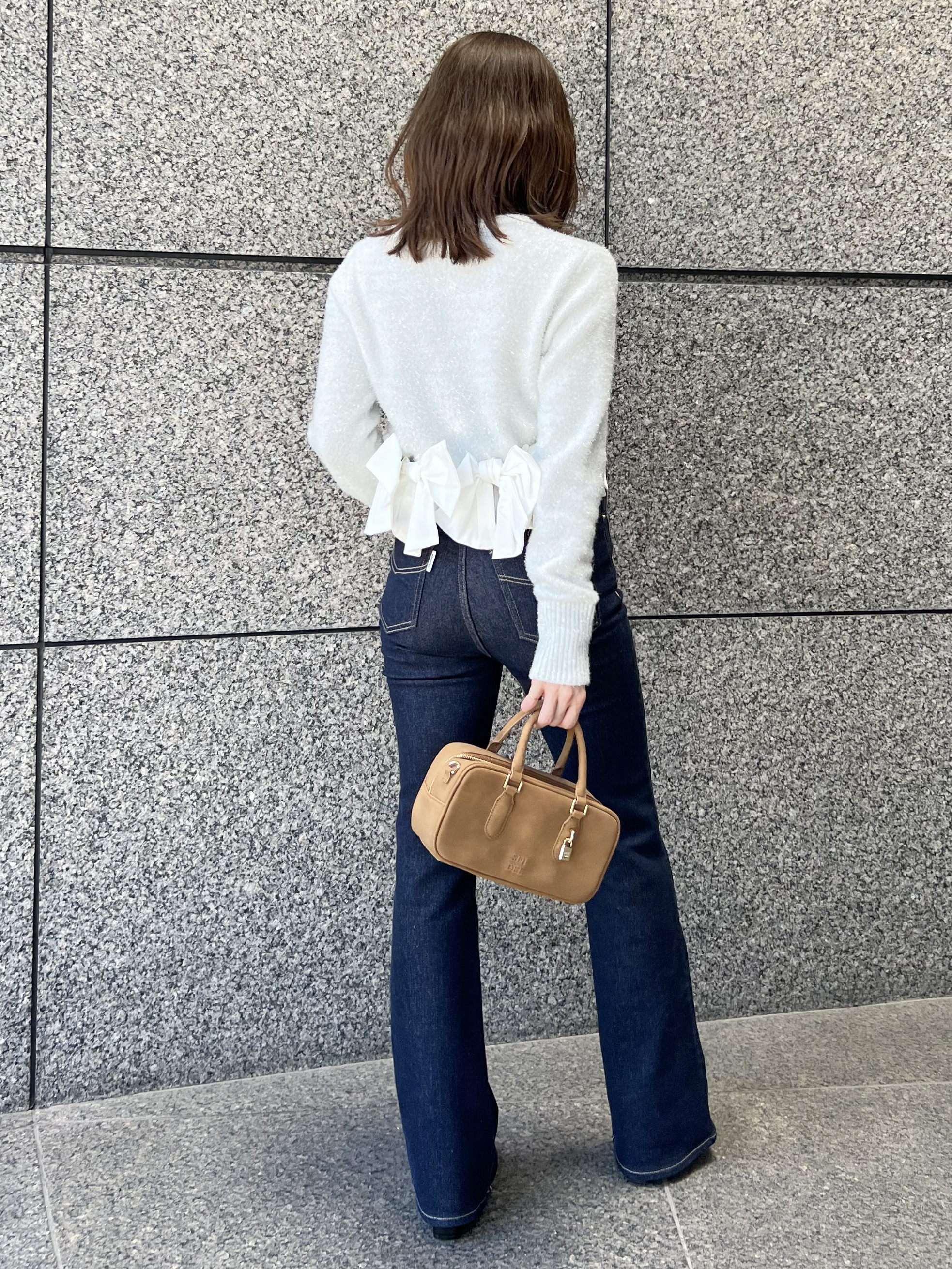 リボンモチーフカーディガン(ニット)｜トップス｜SNIDEL