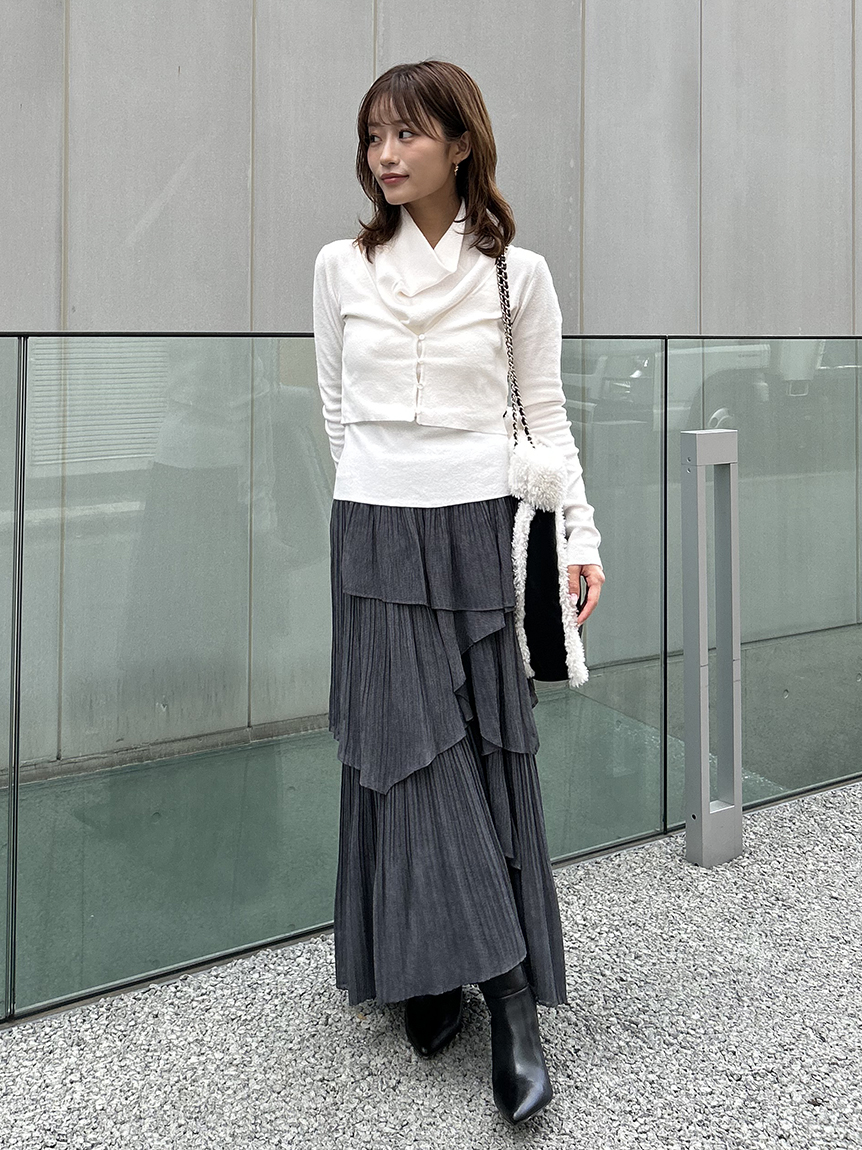 ノースリーブニットアンサンブル(ニット)｜トップス｜SNIDEL