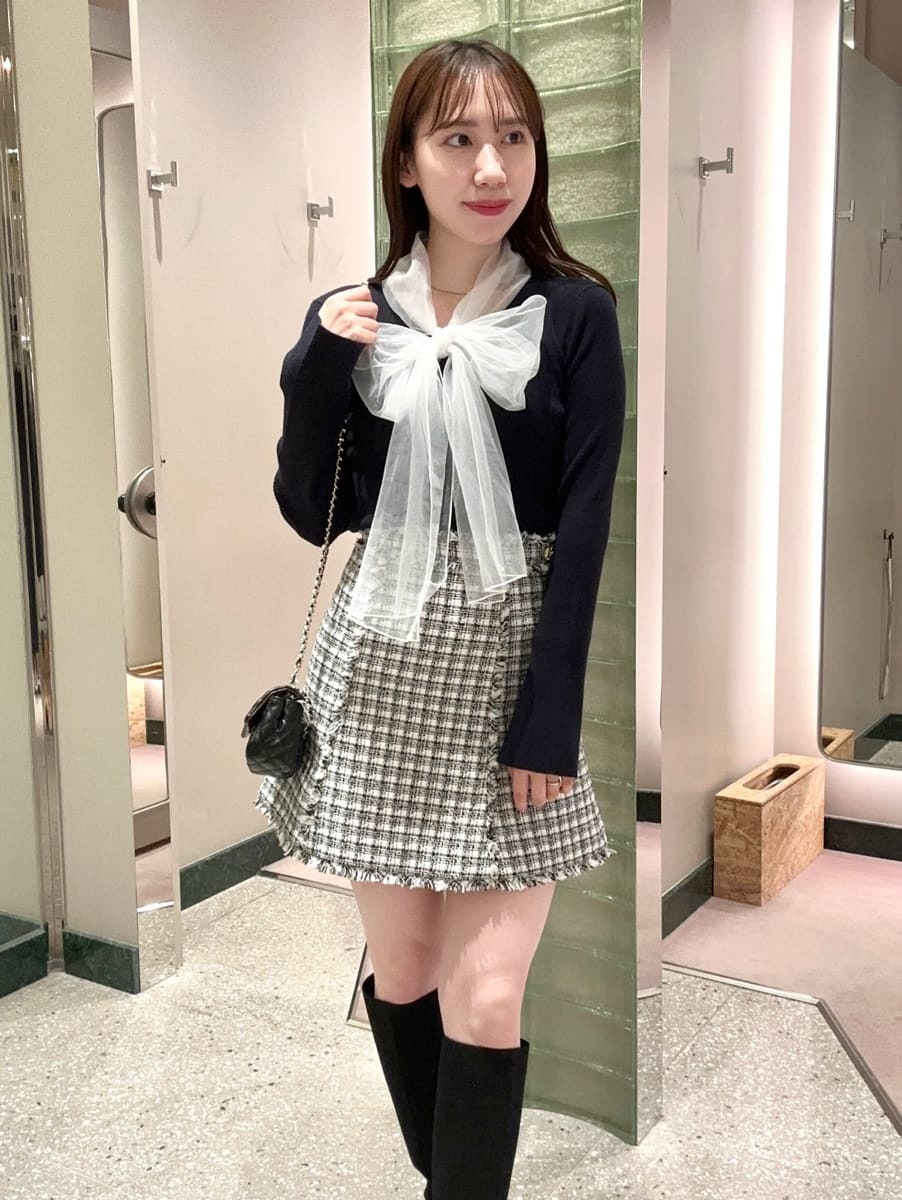 ニュアンスリボンニットプルオーバー(ニット)｜トップス｜SNIDEL