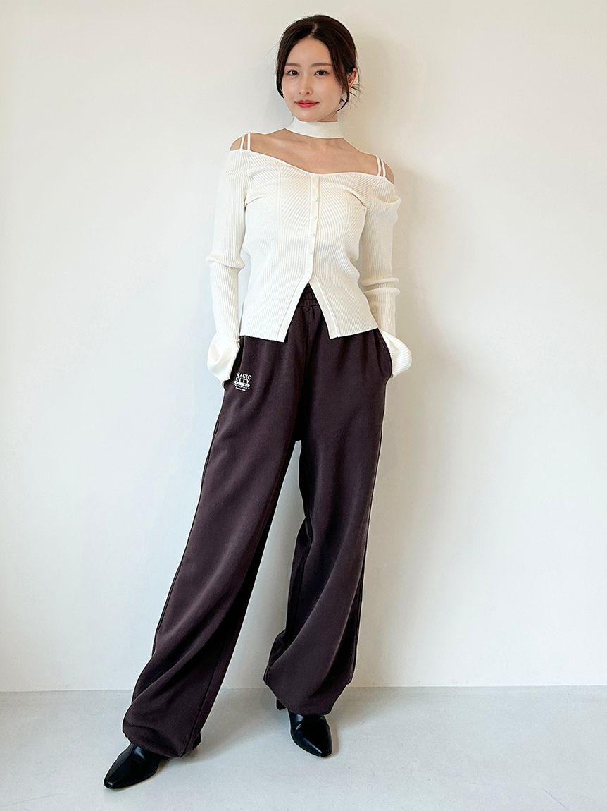 タイ付きニットプルオーバー(ニット)｜トップス｜SNIDEL(スナイデル)の