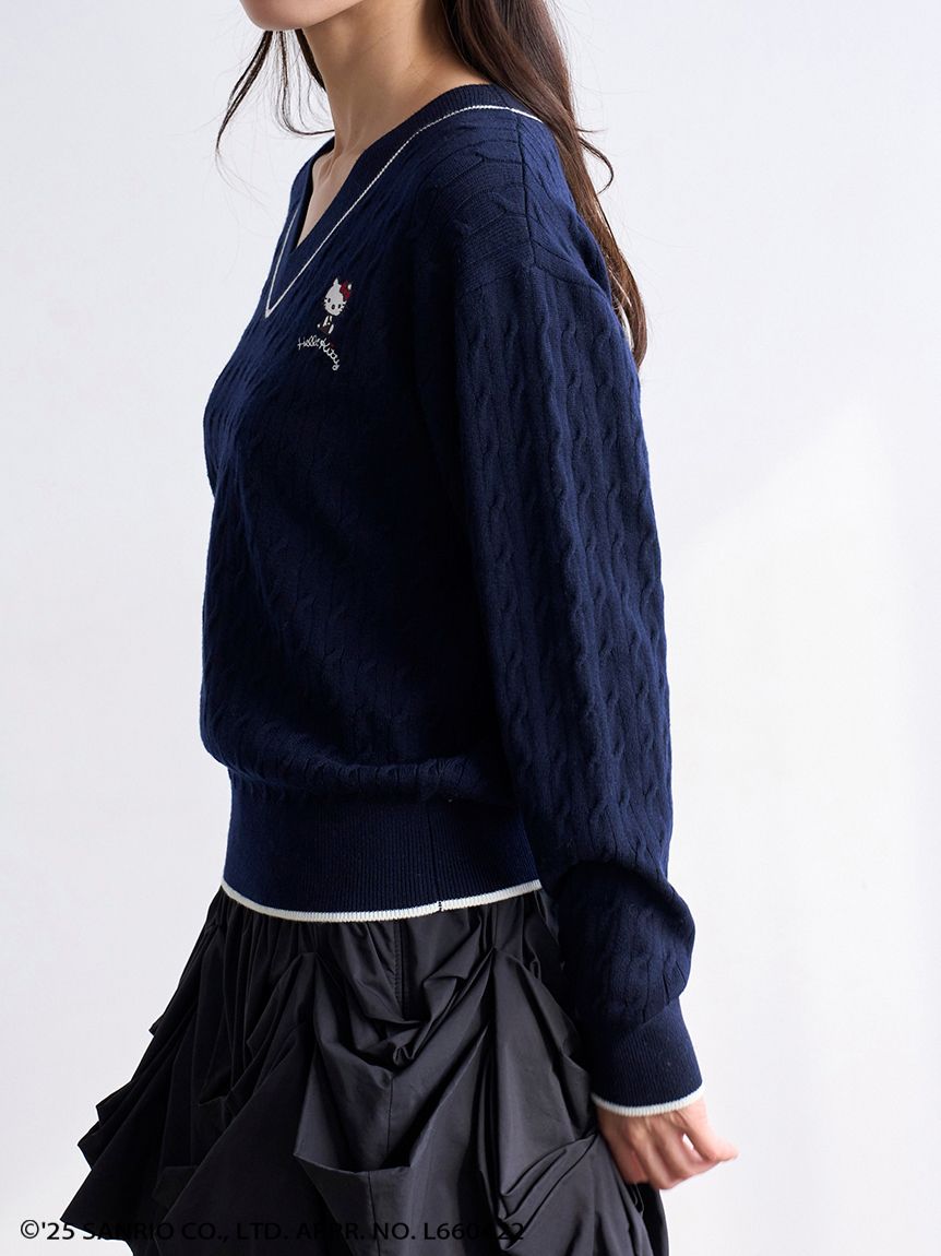 HELLO KITTY】ケーブルプルオーバー(ニット)｜トップス｜SNIDEL