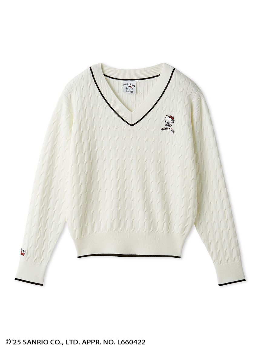 HELLO KITTY】ケーブルプルオーバー(ニット)｜トップス｜SNIDEL