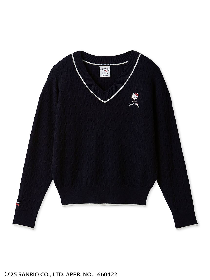 HELLO KITTY】ケーブルプルオーバー(ニット)｜トップス｜SNIDEL