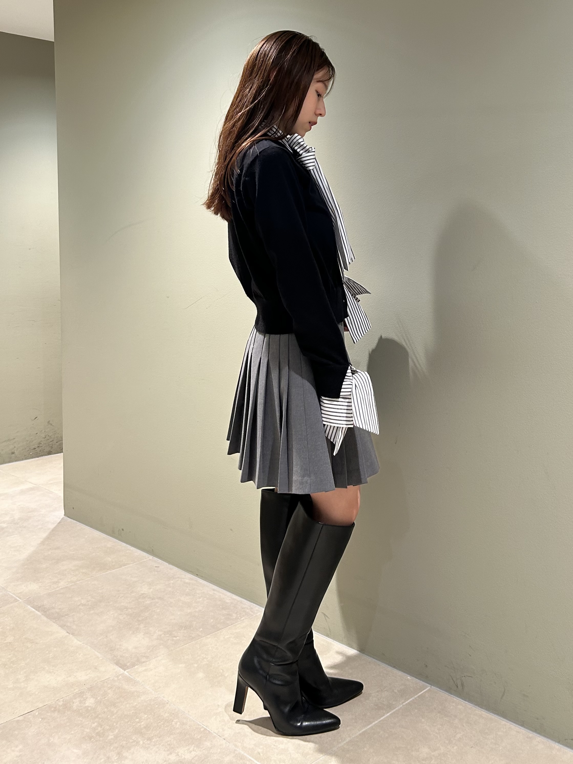 ボウタイドッキングニットプルオーバー(ニット)｜トップス｜SNIDEL