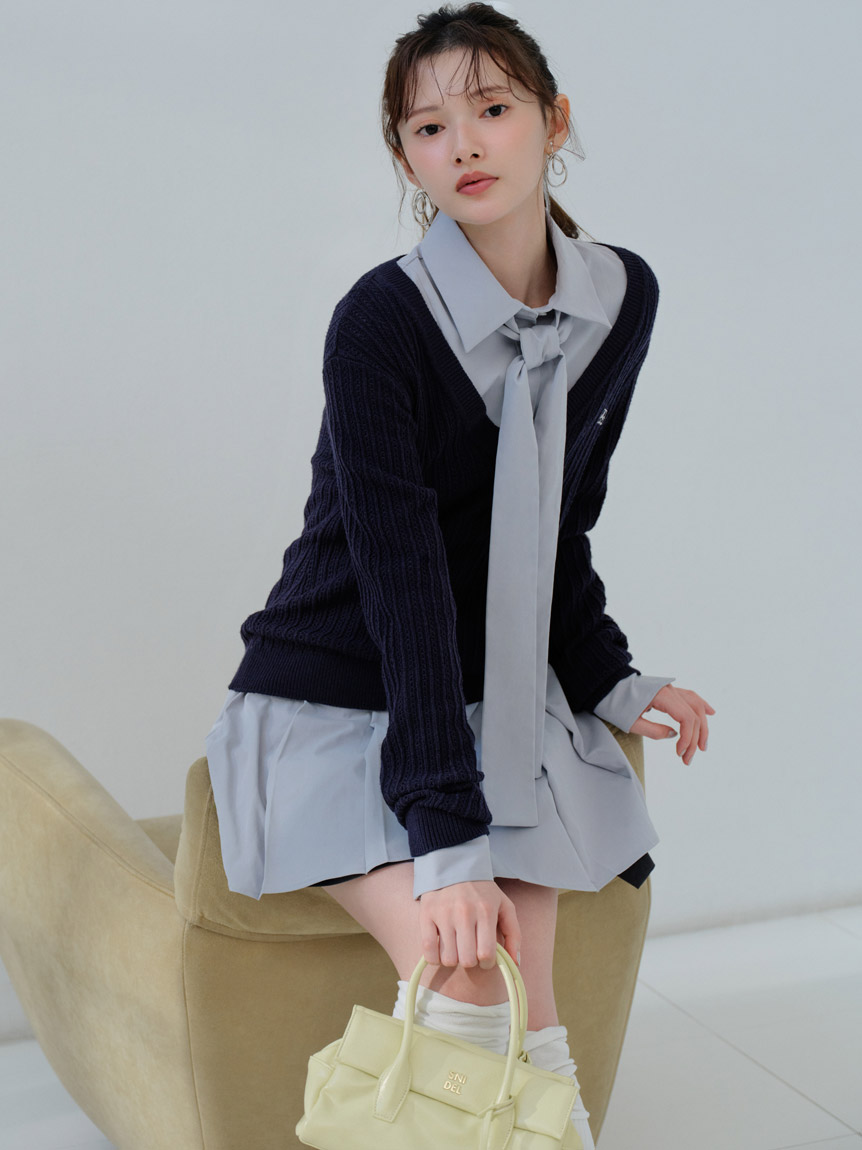 新作新品タグ付き　スナイデル♡ シャツコンビチュニック セール】シャツコンビチュニック（その他トップス）｜SNIDEL