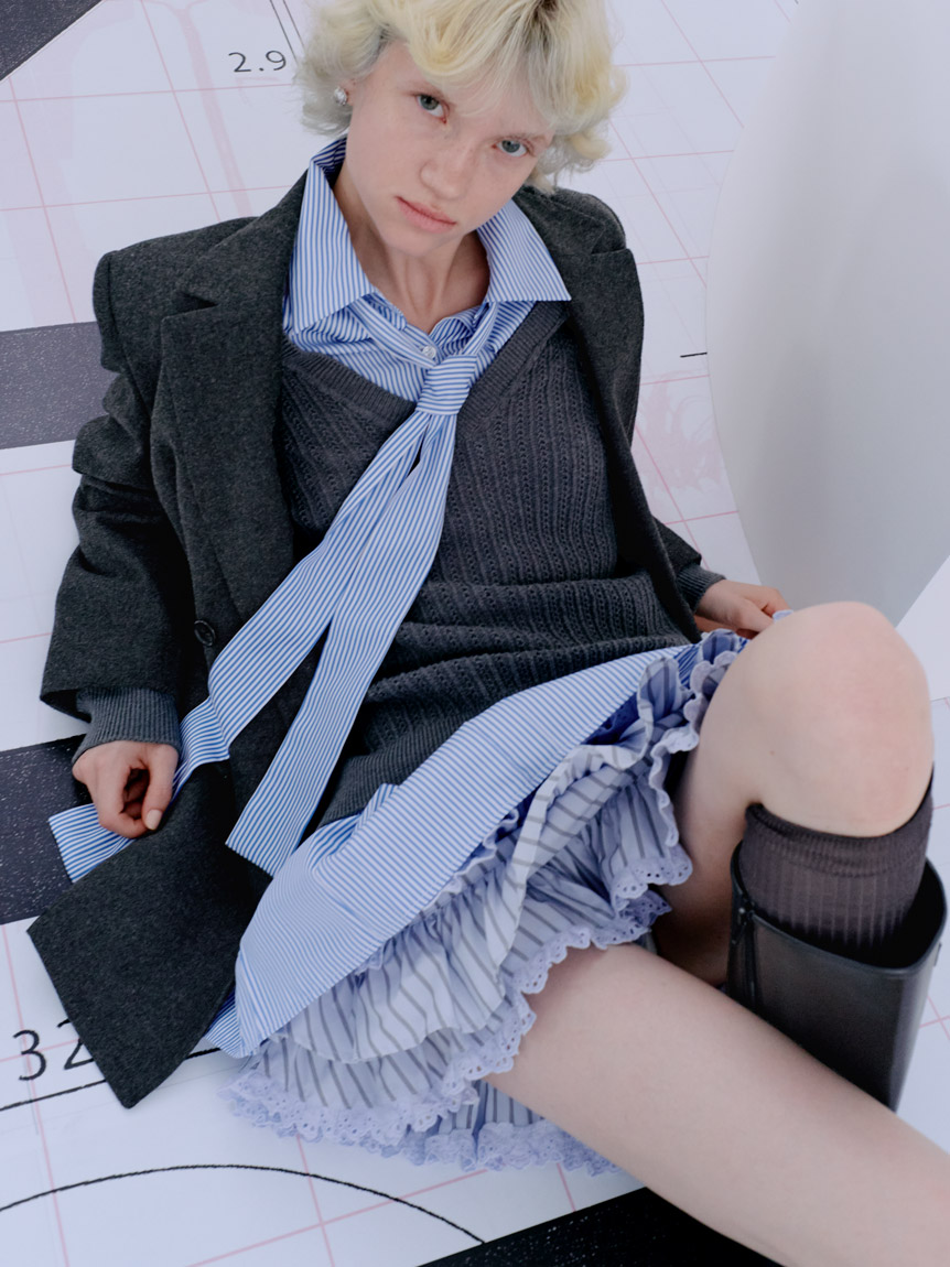 シャツコンビチュニック(シャツ・ブラウス)｜トップス｜SNIDEL