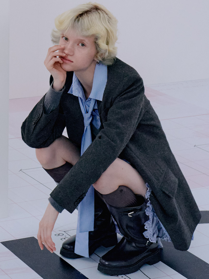 シャツコンビチュニック(シャツ・ブラウス)｜トップス｜SNIDEL