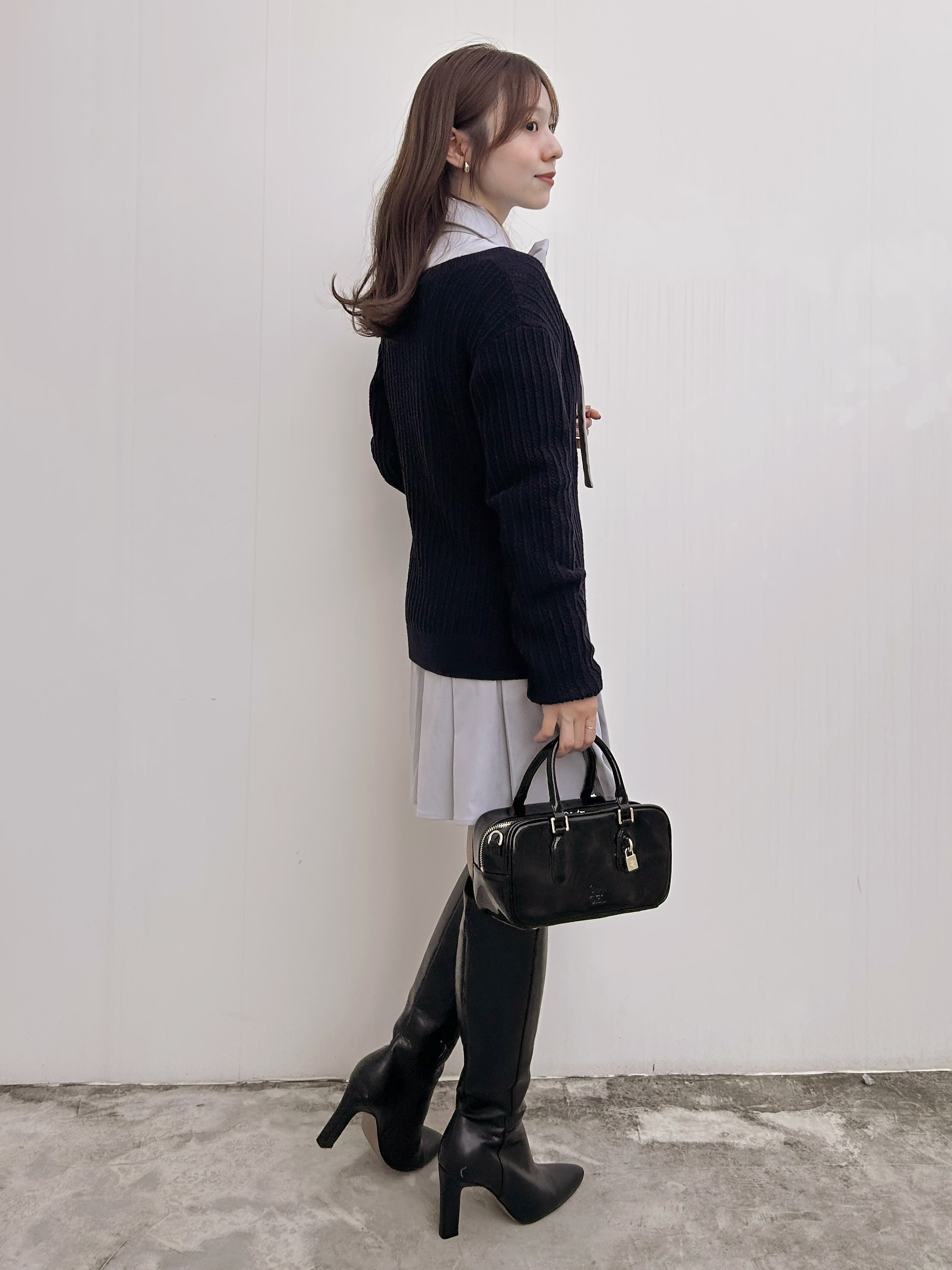 ☆限定価格☆ SNIDEL スナイデル シャツコンビチュニック NVY 0 シャツコンビチュニック（チュニック）｜SNIDEL（スナイデル