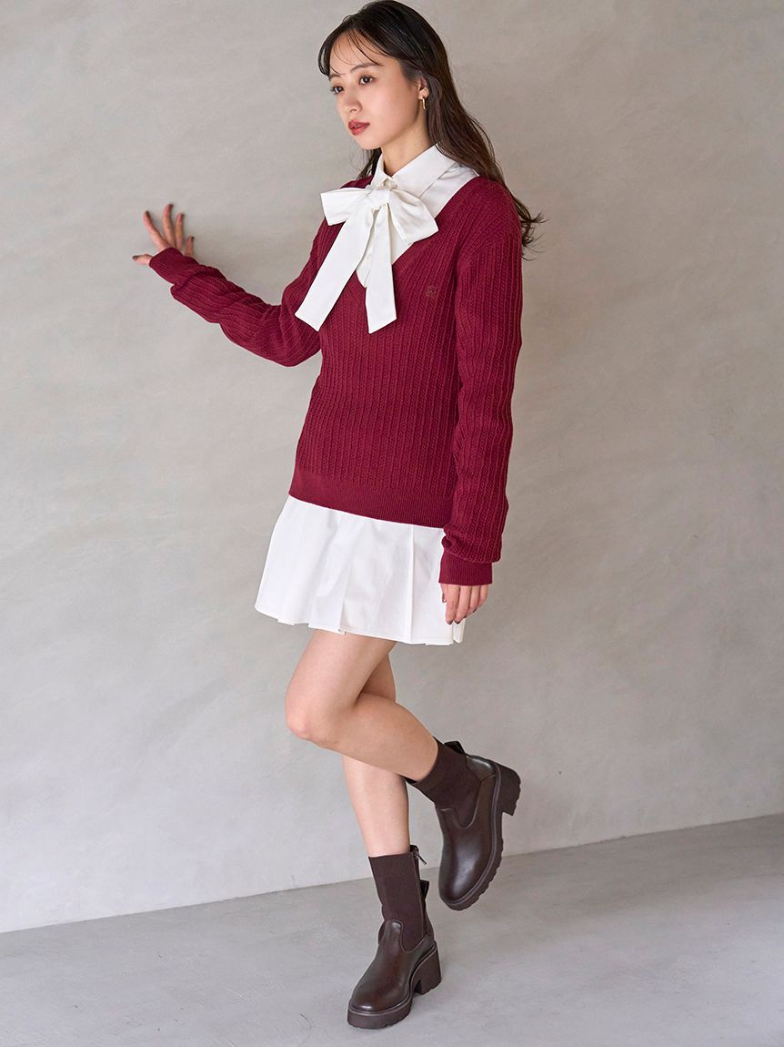 シャツコンビチュニック(シャツ・ブラウス)｜トップス｜SNIDEL