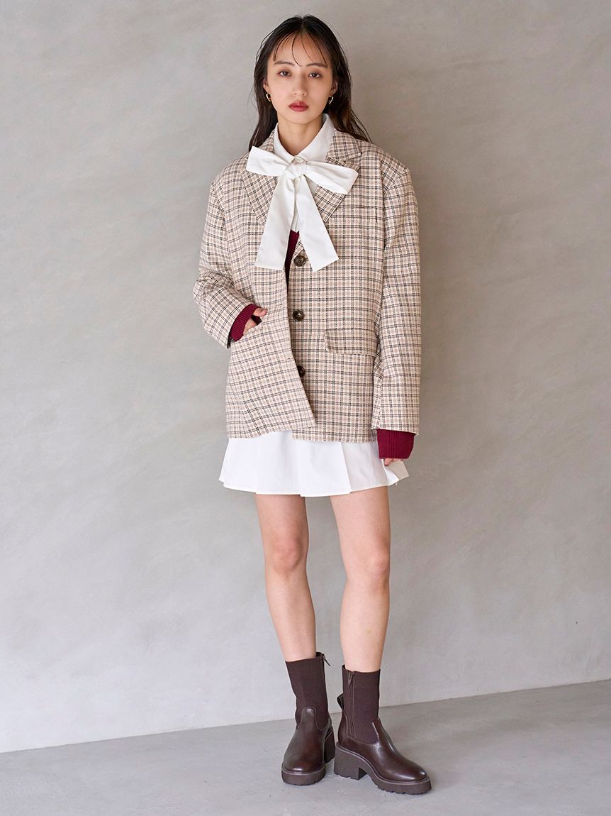 シャツコンビチュニック(シャツ・ブラウス)｜トップス｜SNIDEL