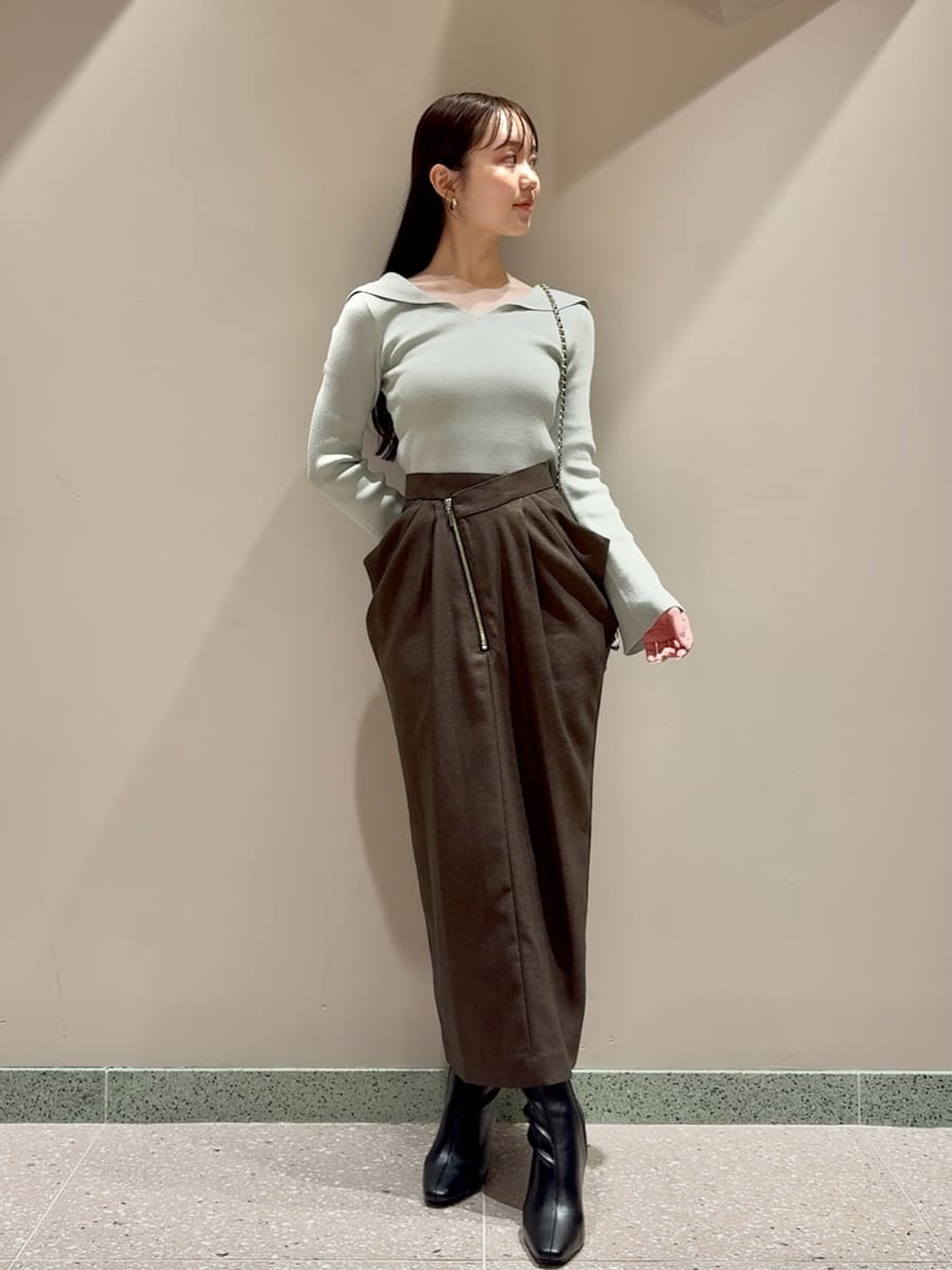 【新品未開封】SNIDEL オフショル衿ニットプルオーバー blk ブラック オフショル衿ニットプルオーバー(ニット)｜トップス｜SNIDEL