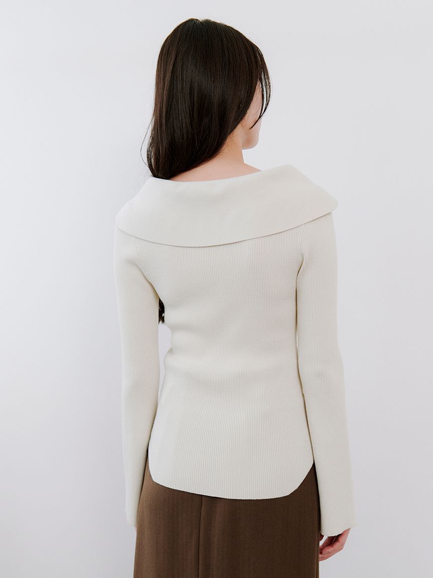 【新品未開封】SNIDEL オフショル衿ニットプルオーバー blk ブラック SNIDEL｜オフショル衿ニットプルオーバー | Rakuten Fashion