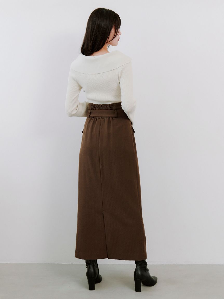 オフショル衿ニットプルオーバー(ニット)｜トップス｜SNIDEL
