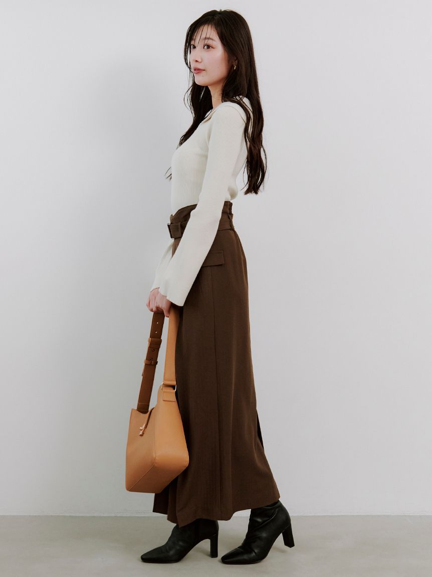 オフショル衿ニットプルオーバー(ニット)｜トップス｜SNIDEL