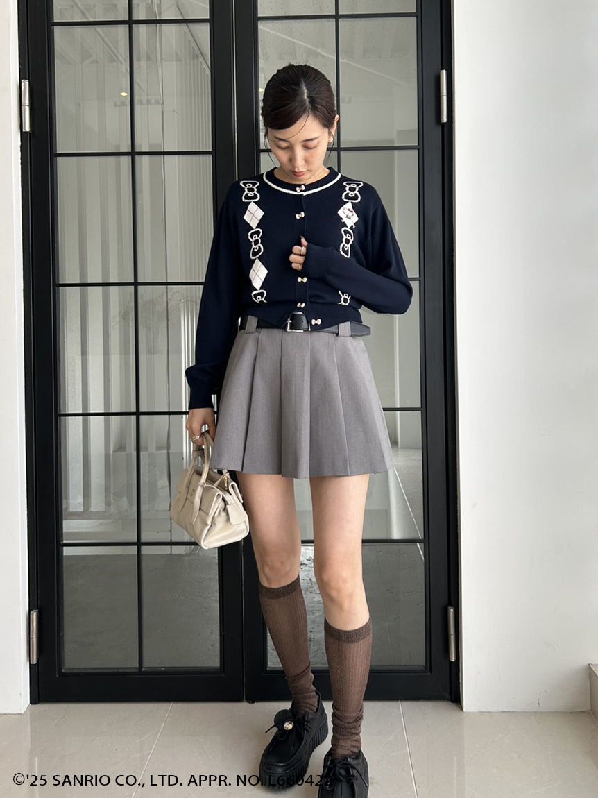 HELLO KITTY】アーガイルカーディガン(カーディガン)｜トップス