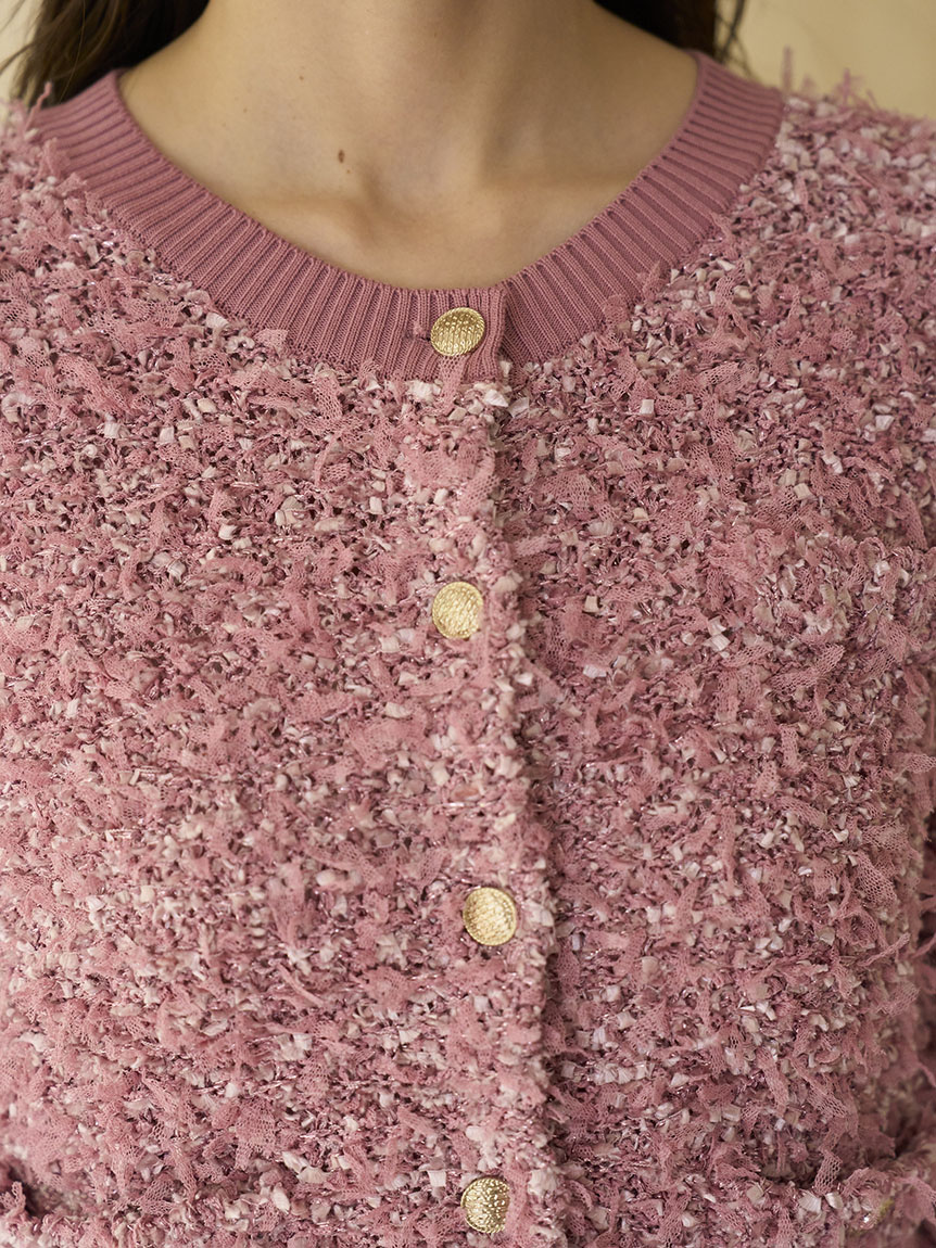 ミックスツイードライクニットカーディガン(ニット)｜トップス｜SNIDEL