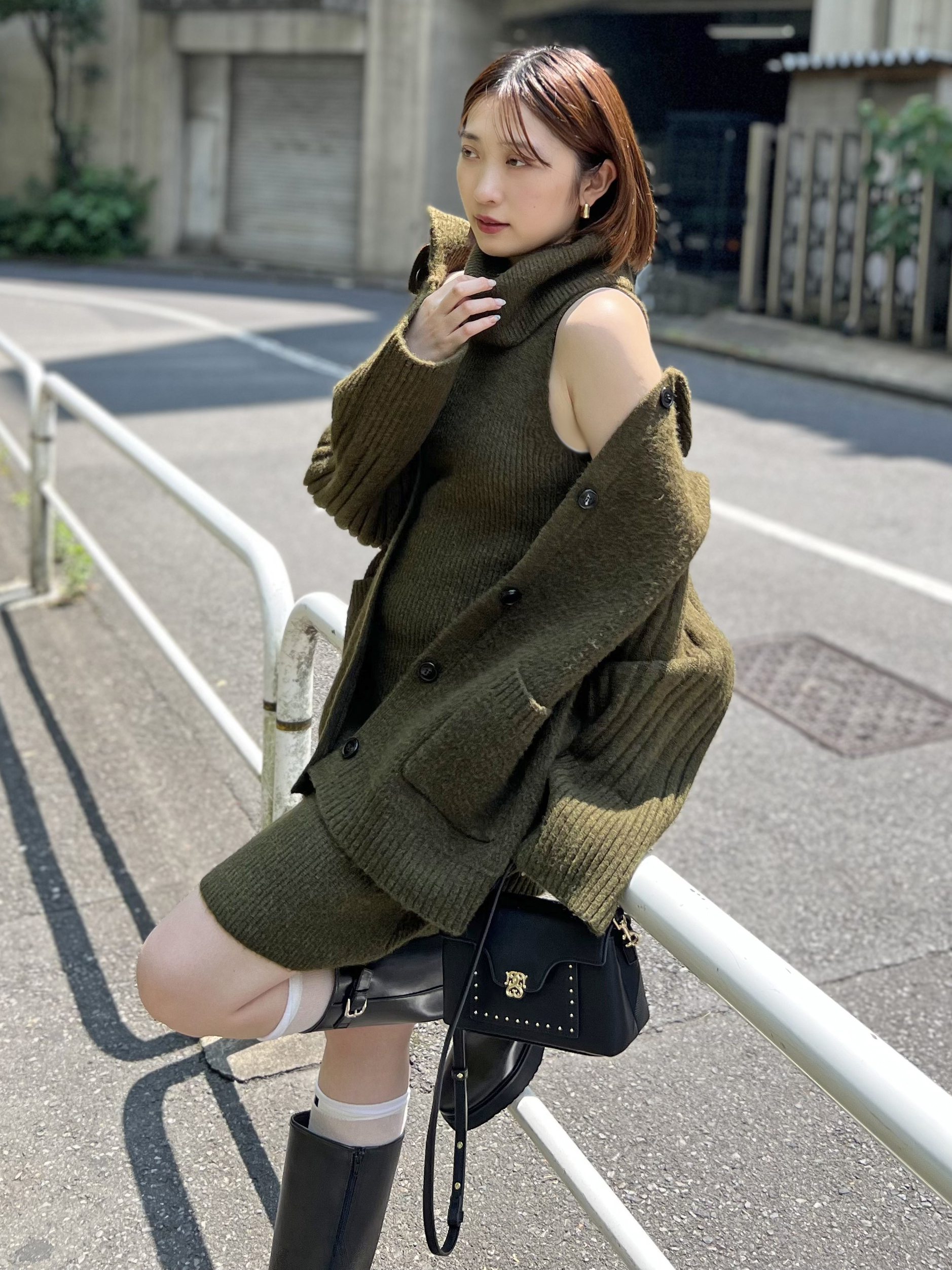 SNIDEL レザーステンカラージャケット SNIDEL レザーステンカラージャケット