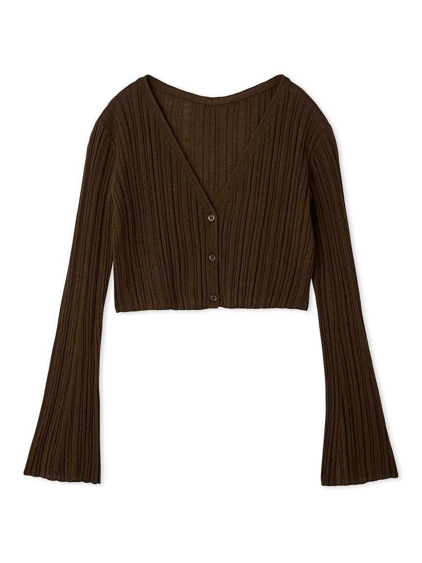 シンプルリブカーディガン(カーディガン)｜トップス｜SNIDEL