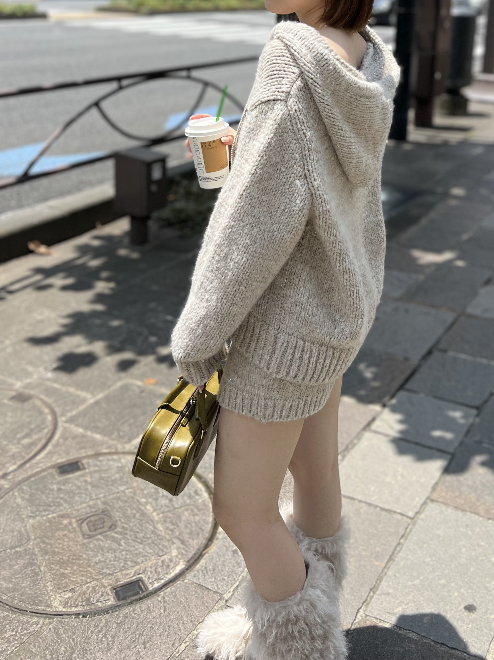 ロービングニットフーディー(ニット)｜トップス｜SNIDEL