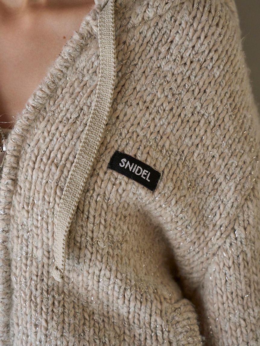ロービングニットフーディー(ニット)｜トップス｜SNIDEL(スナイデル)の
