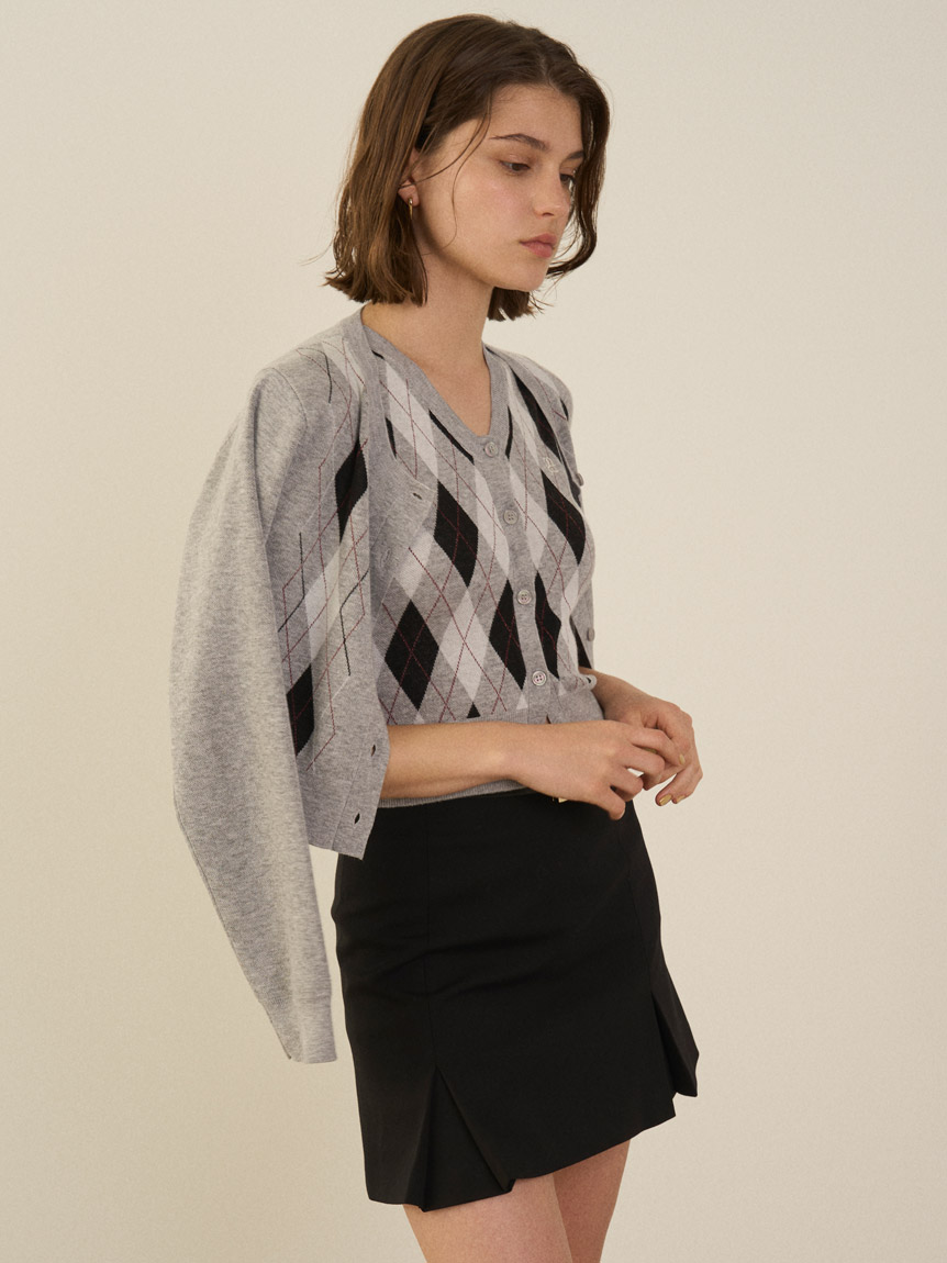アーガイルカーディガン(カーディガン)｜トップス｜SNIDEL