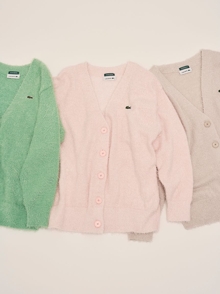 LACOSTE snidel ラメニットカーディガン SNIDEL｜LACOSTE/ラメニットカーディガン | Rakuten Fashion(楽天