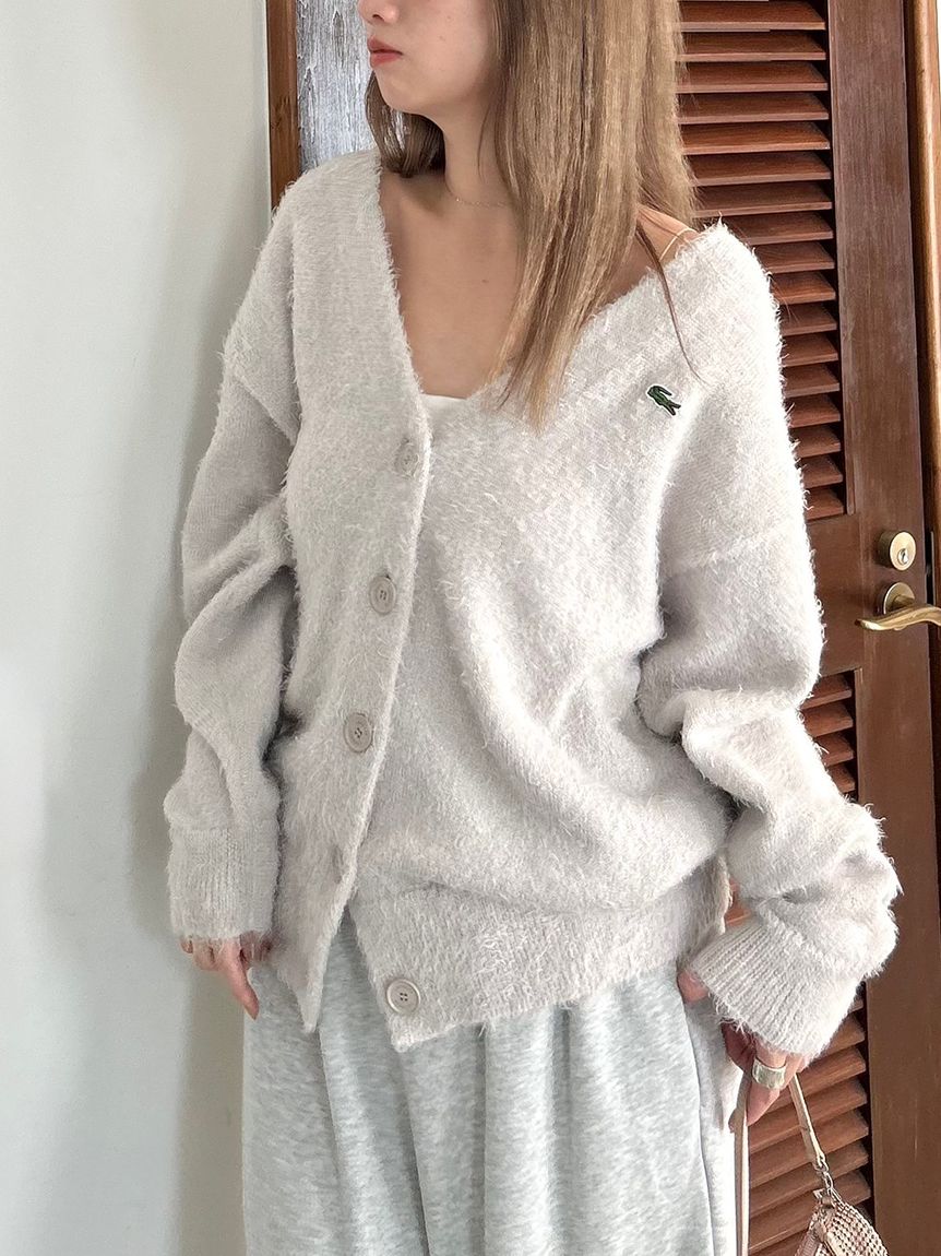 LACOSTE/ラメニットカーディガン(カーディガン)｜トップス｜SNIDEL