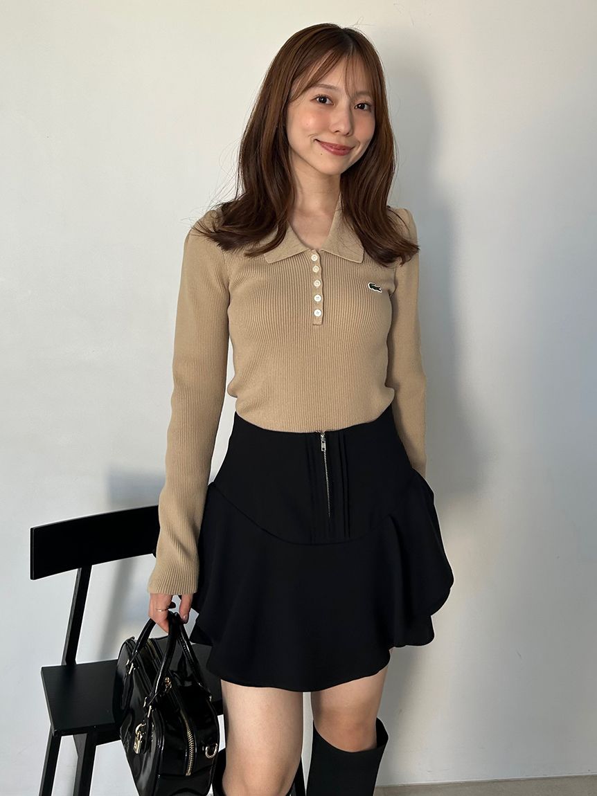 SNIDEL LACOSTE/ポロニット　SWNT252171 SNIDEL LACOSTE/ポロニット SWNT252171 LACOSTE/ポロニット