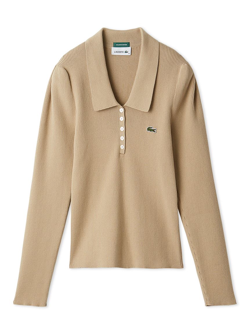 LACOSTE/ポロリブニット(ニット)｜トップス｜SNIDEL(スナイデル)の通販