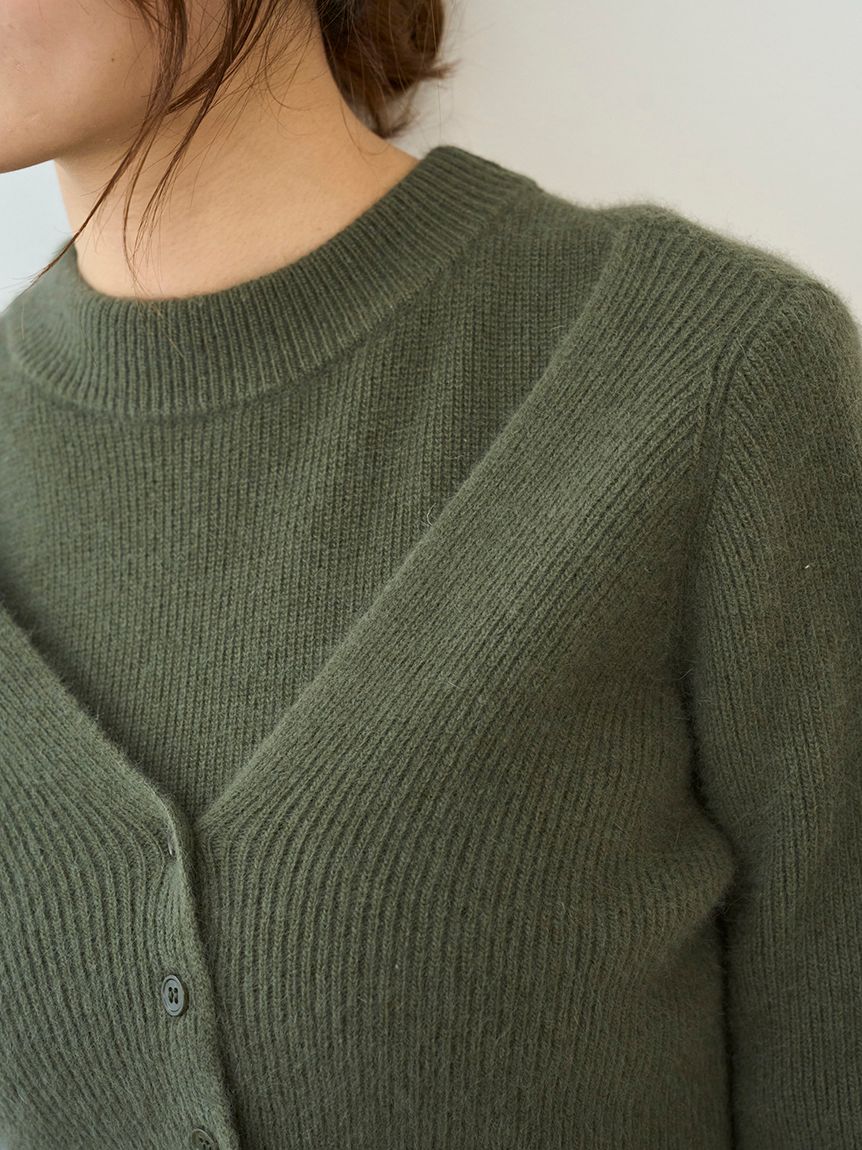 ラクーン畦ショートカーディガン(カーディガン)｜トップス｜SNIDEL