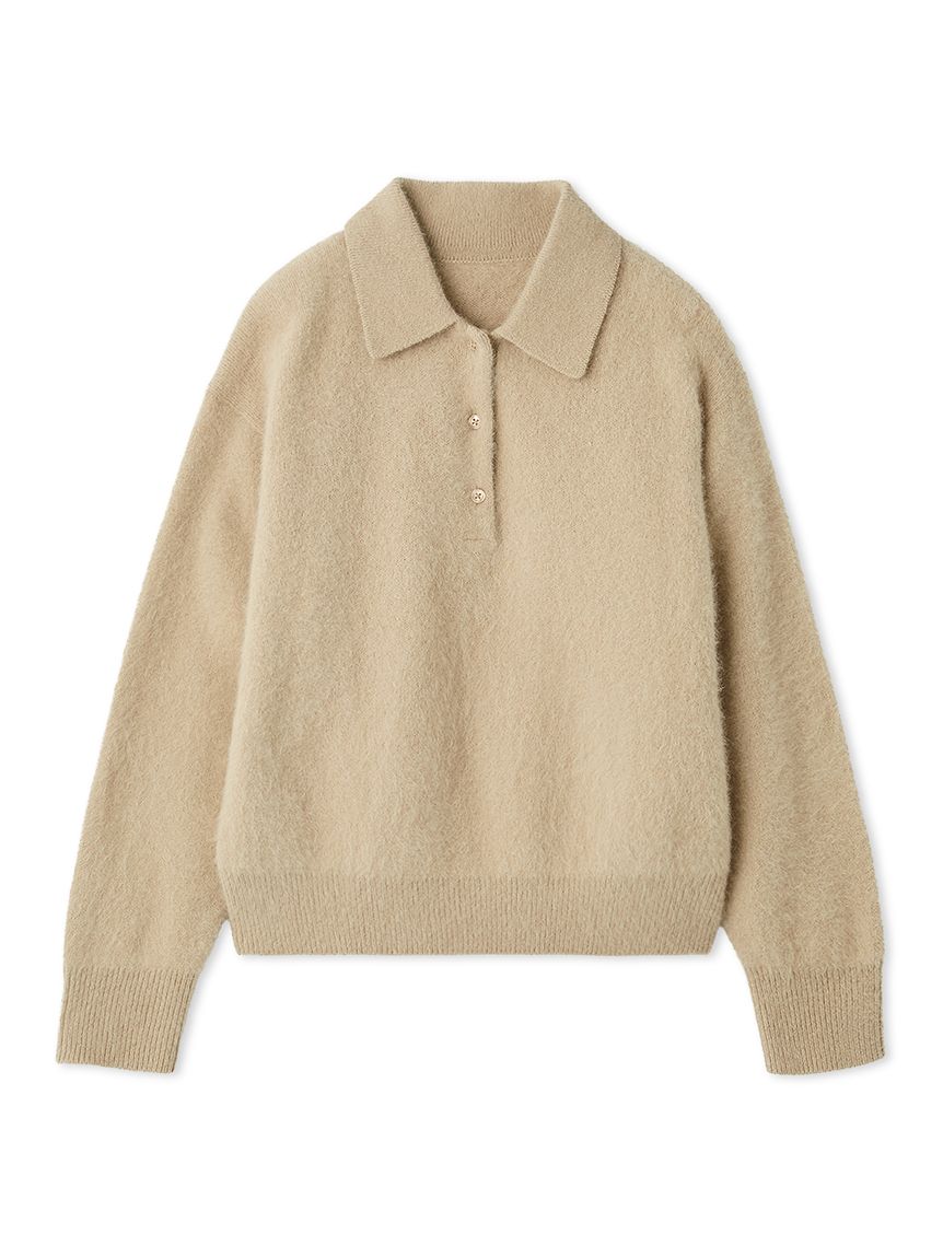 HIGH QUALITY】フォックスカシミヤニットポロ(ニット)｜トップス