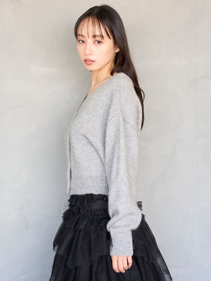 フォックスビジューカーディガン(カーディガン)｜トップス｜SNIDEL