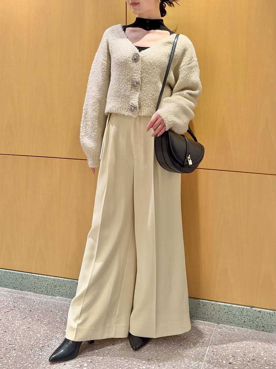 ビジューリボンショートカーディガン(カーディガン)｜トップス｜SNIDEL