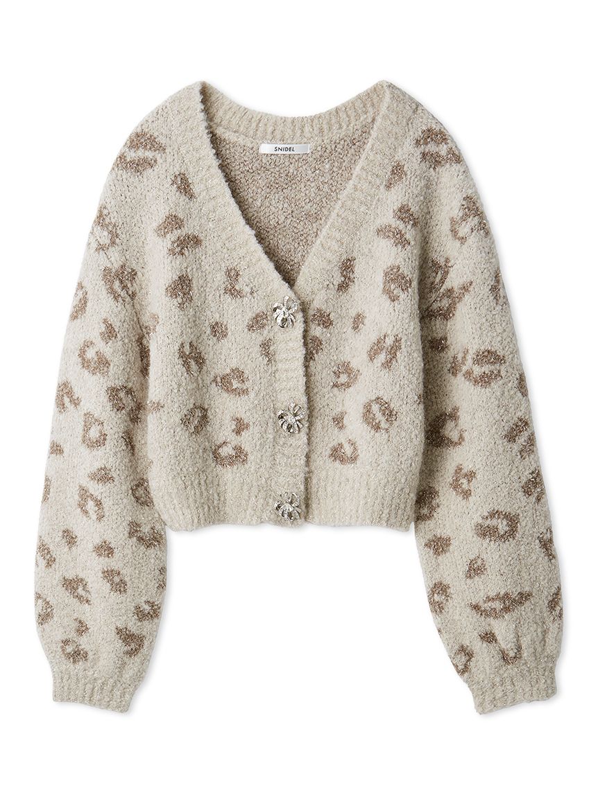 ビジューリボンショートカーディガン(カーディガン)｜トップス｜SNIDEL