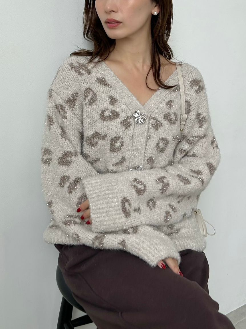 ビジューリボンミドルカーディガン(カーディガン)｜トップス｜SNIDEL