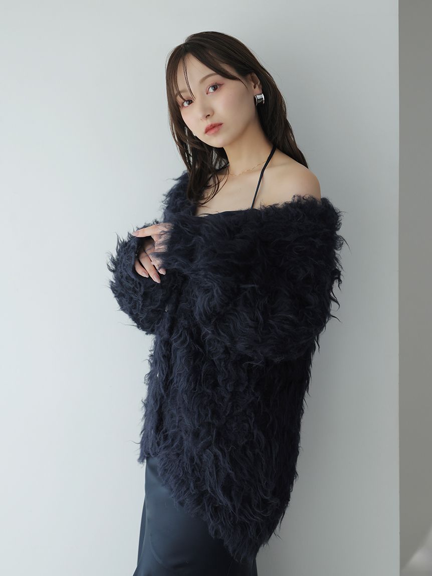 SNIDEL シャギーカーディガン シャギーカーディガン(カーディガン)｜トップス｜SNIDEL(スナイデル)の