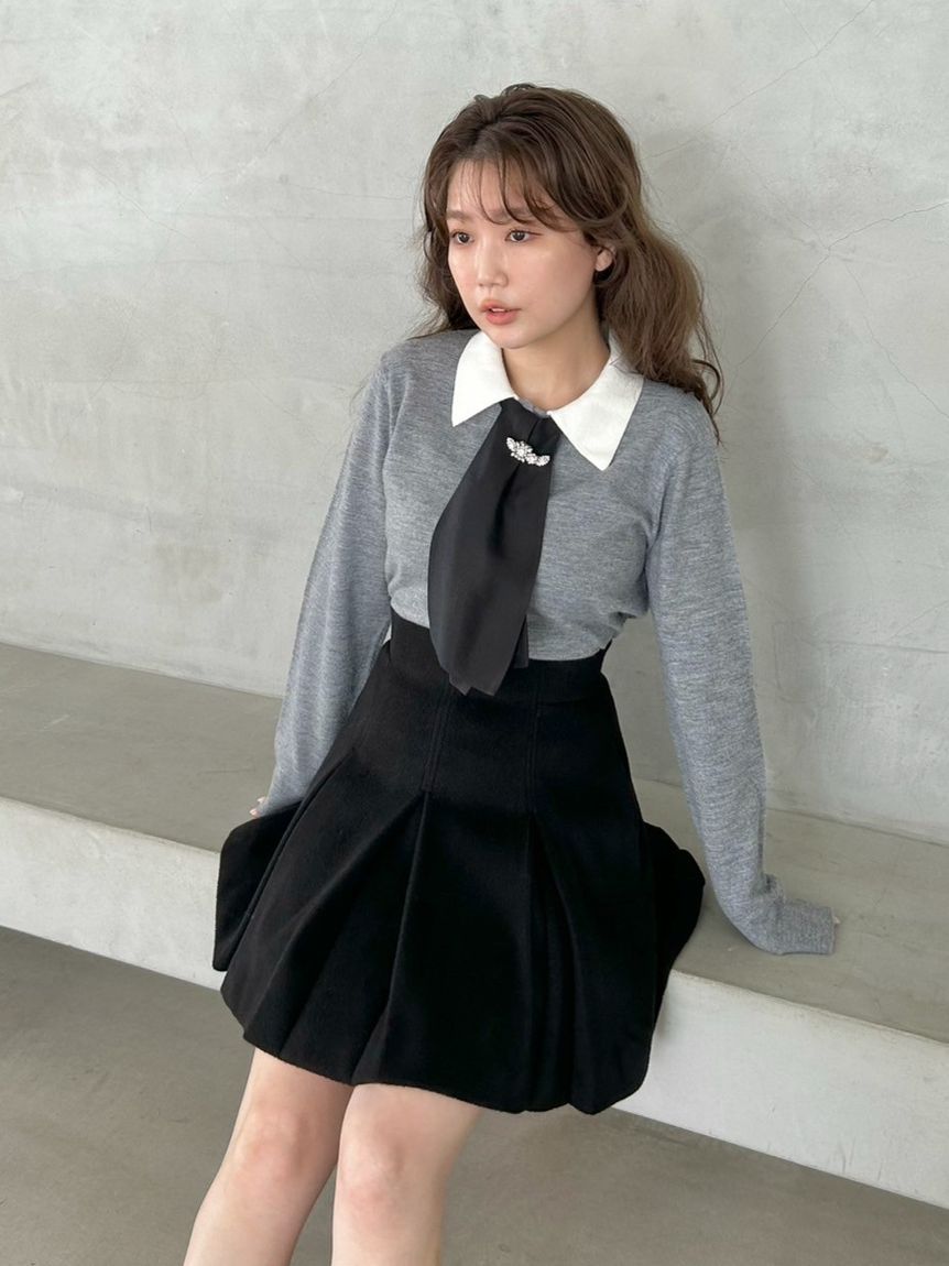 タイ付きビジューカーディガン(カーディガン)｜トップス｜SNIDEL