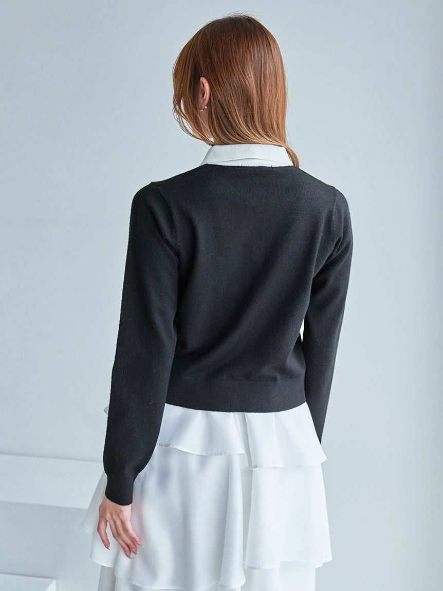 タイ付きビジューカーディガン(カーディガン)｜トップス｜SNIDEL