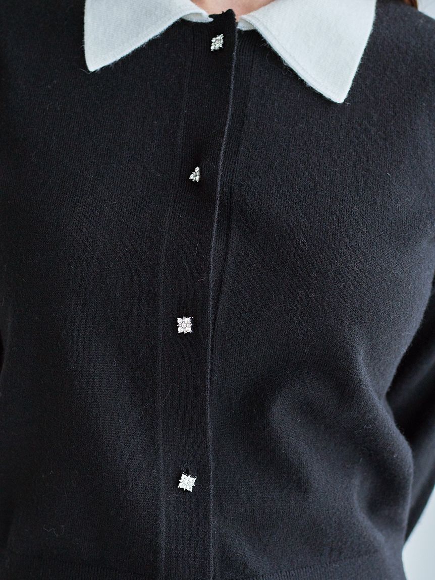 タイ付きビジューカーディガン(カーディガン)｜トップス｜SNIDEL