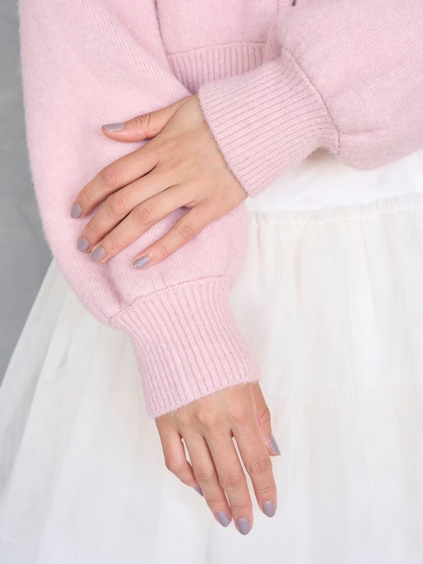 Sustainableファー付きニットパーカー(ニット)｜トップス｜SNIDEL