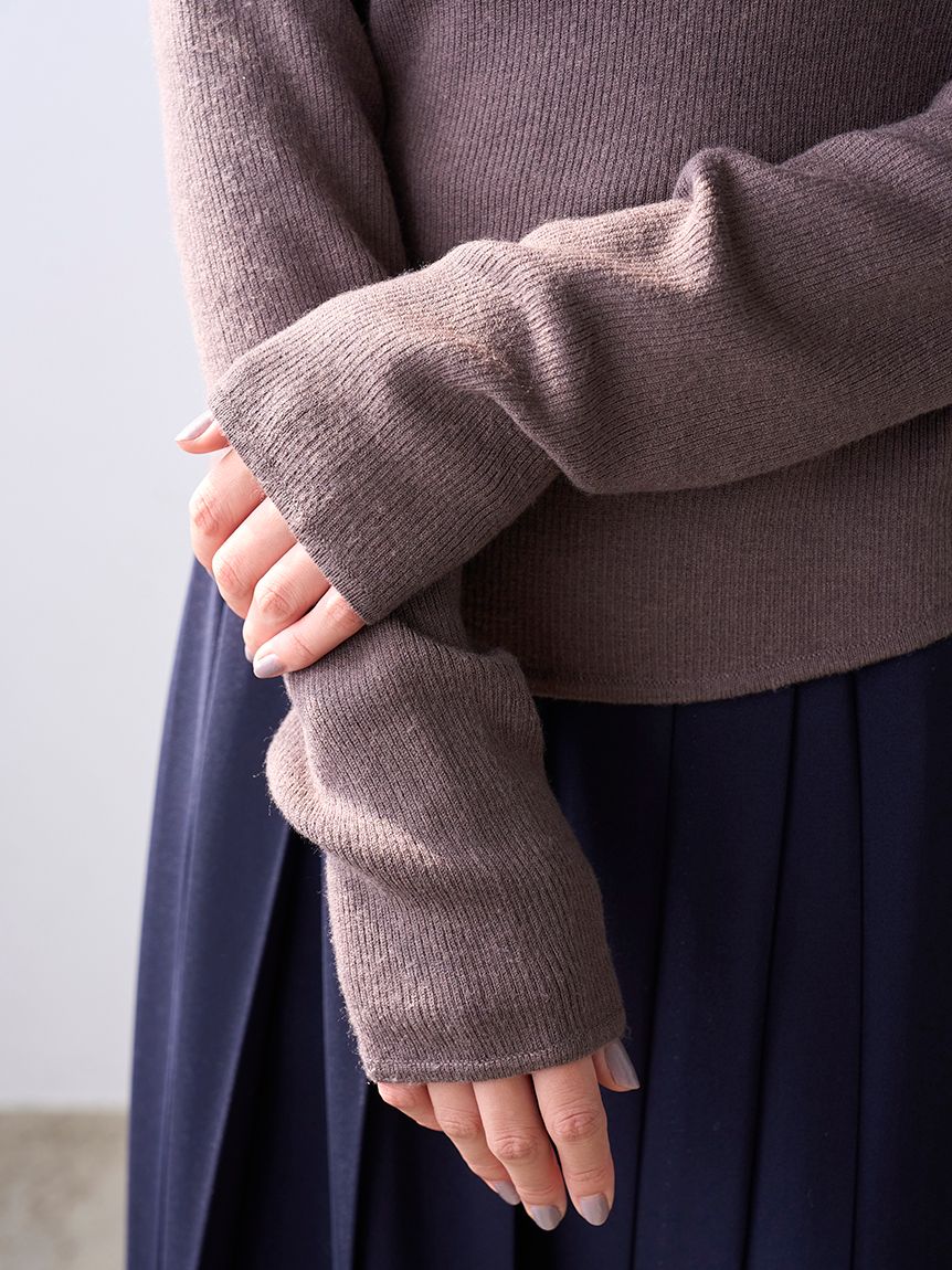 Sustainableレイヤードニットプルオーバー(ニット)｜トップス｜SNIDEL