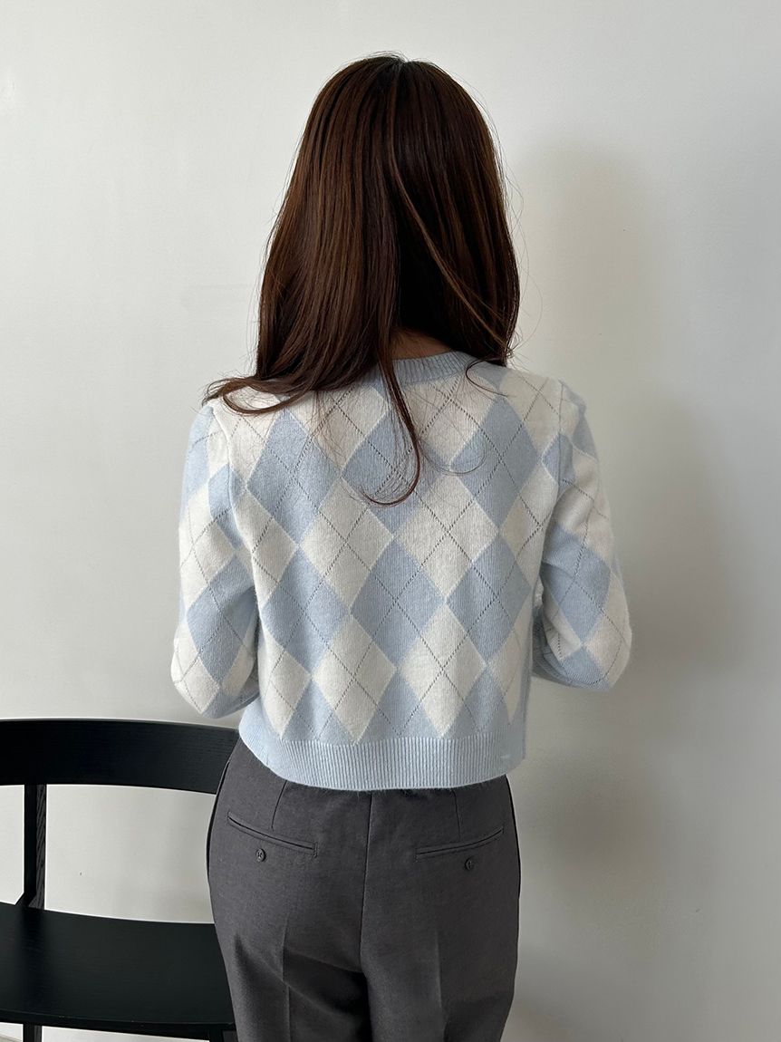 アーガイルニットアンサンブル(ニット)｜トップス｜SNIDEL(スナイデル